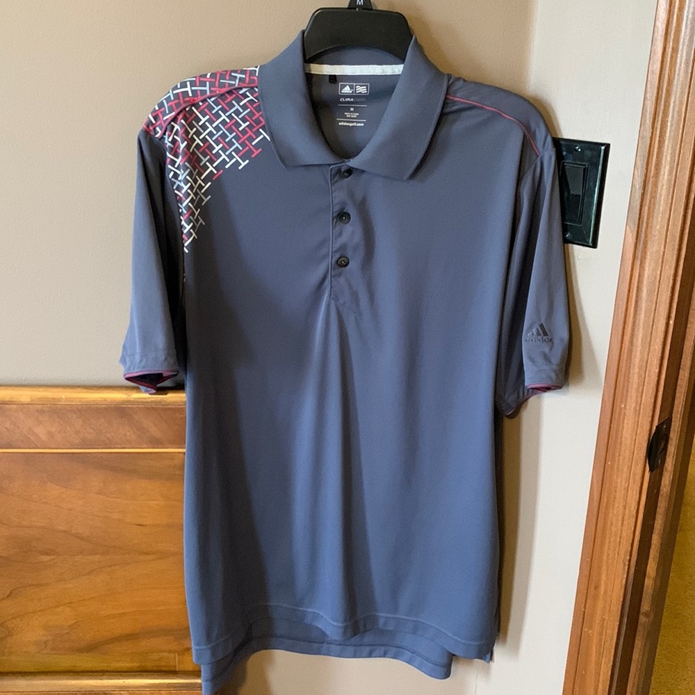 Adidas Climacool Mens Performance Fabric Golf Polo